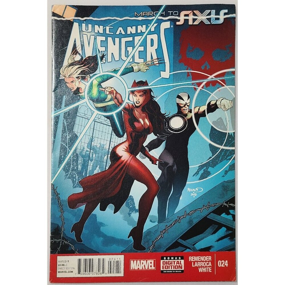Uncanny Avengers 24 Marvel Comics 2014 VG March to Axis Tie-in X-Men